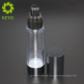 Kosmetische Verpackung der natürlichen Plastikflasche kleine leere Plastikflaschen 50 ml airless Pumpenflaschen schwärzen mit Pumpenkappe